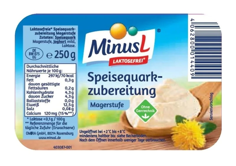 Minus L Tvaroh měkký se sníženým obsahem laktózy