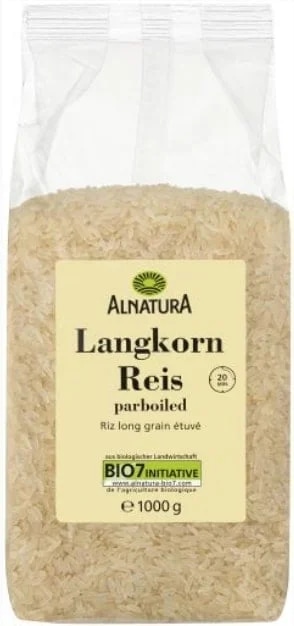 Alnatura BIO Dlouhozrnná rýže parboiled