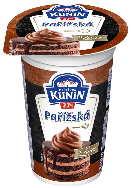 Mlékárna Kunín Pařížská šlehačka de luxe 27 %