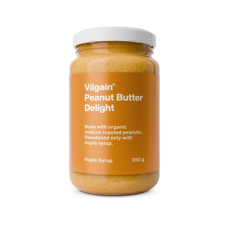 Vilgain Arašídové máslo delight BIO – s javorovým sirupem