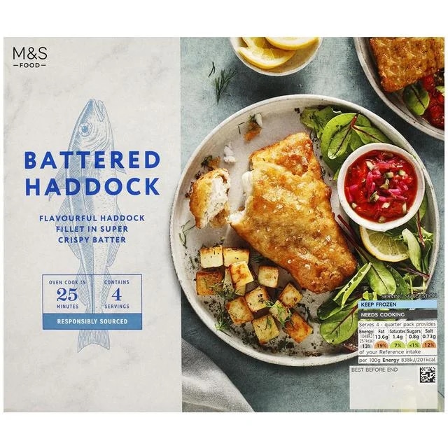 Marks & Spencer Filety z tresky jednoskvrnné obalené v těstíčku