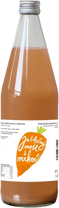 Podorlický jablečný mošt s mrkví