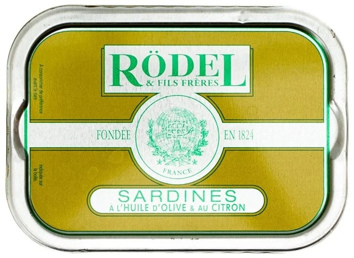 Rödel Sardinky v olivovém oleji s citronem