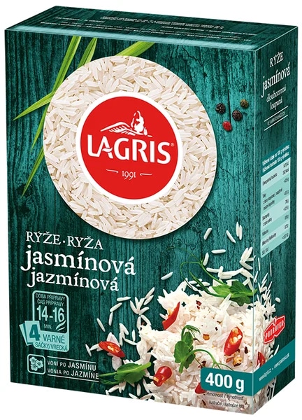 Lagris Rýže jasmínová 4 varné sáčky