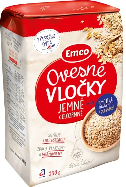 Emco vločky ovesné jemné