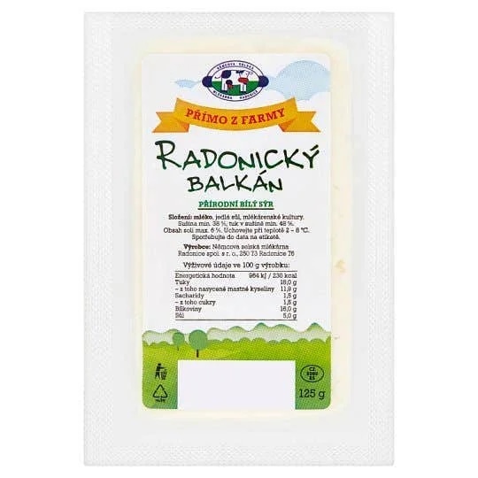 Přímo z farmy Radonický balkán
