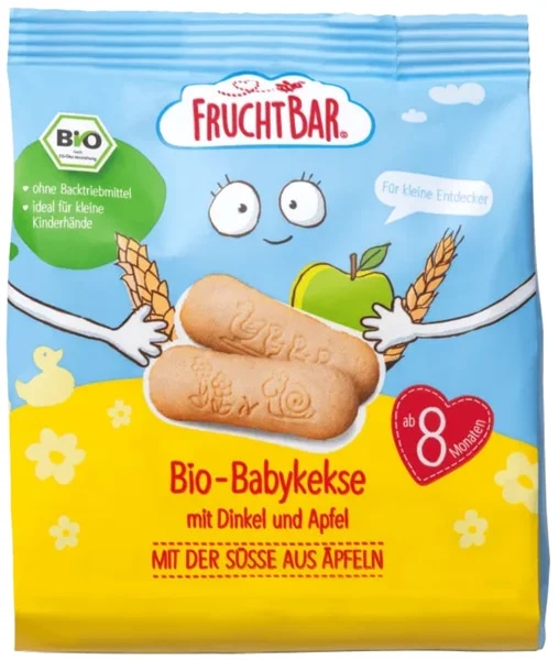 Fruchtbar BIO Špaldové sušenky s jablky