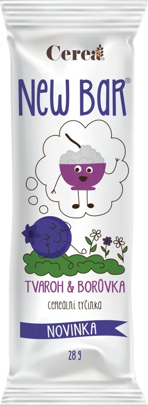 Cerea New Bar Tvaroh a borůvka