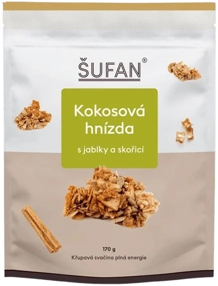 Šufan Kokosová hnízda - s jablky