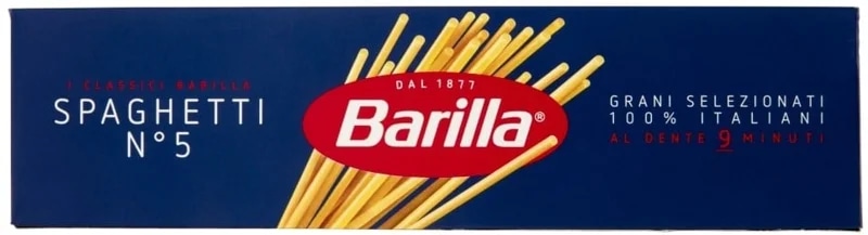 Barilla pasta Spaghetti Grani Selezionati 100% Italiani