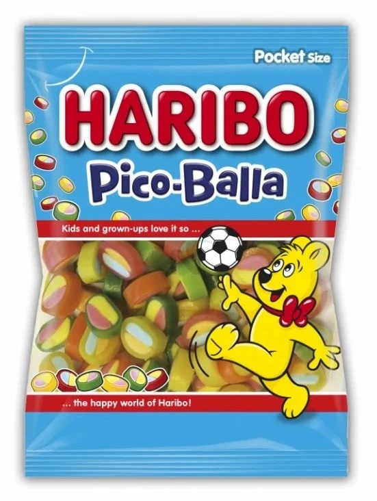 HARIBO VEGGIE Pico-Balla - Želé s ovocnými příchutěmi