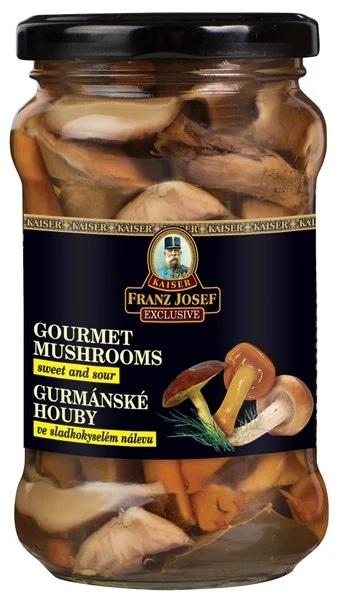 Franz Josef Kaiser Gurmánské houby ve sladkokyselém nálevu