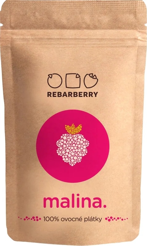 Rebarberry Malina 100% ovocné plátky