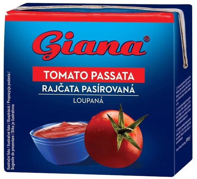 Giana Rajčata loupaná pasírovaná