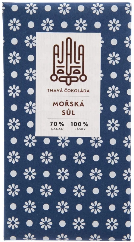 Ajala Chocolate BIO Tmavá čokoláda s mořskou solí 70%