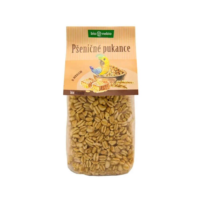 Bio Nebio Jukance: pšeničné pukance s medem BIO