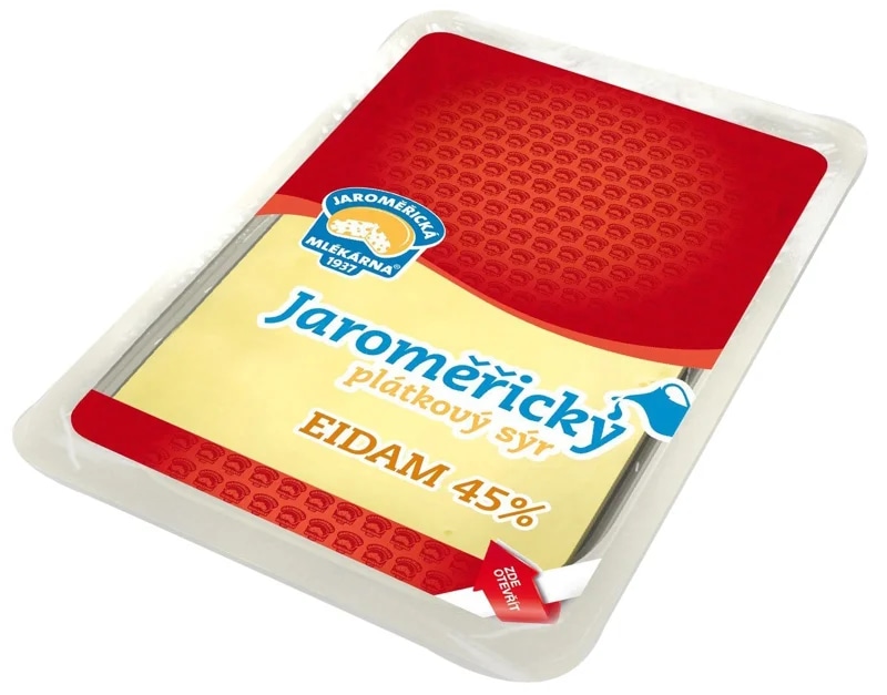 Jaroměřická mlékárna Eidam 45% plátky