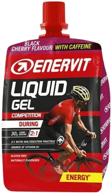 Enervit Liquid Gel Competition s kofeinem - višeň