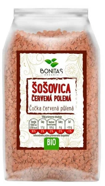 BONITAS BIO Čočka červená půlená