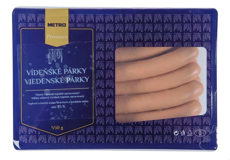 Metro Premium Párky vídeňské (85% masa)