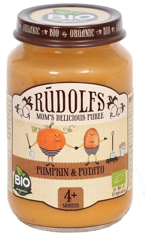 Rudolfs BIO Příkrm dýně a brambory