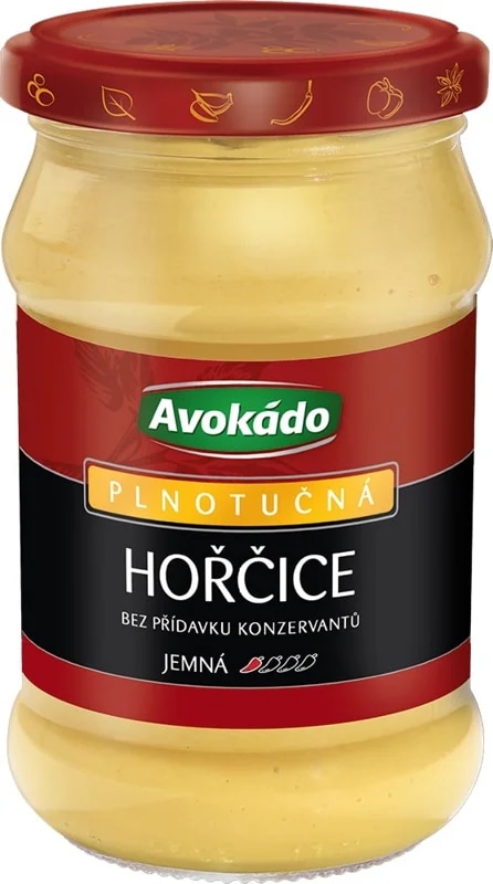 Avokádo Plnotučná hořčice