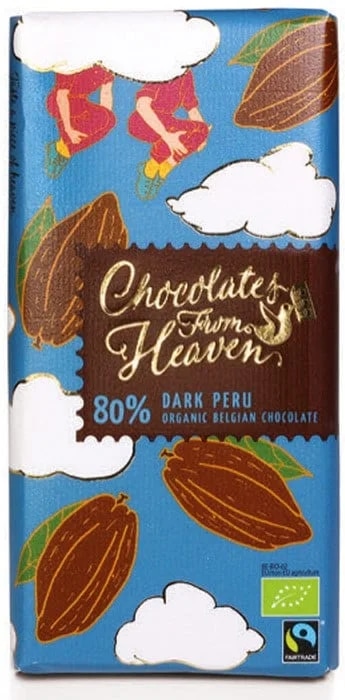 Chocolates From Heaven BIO Hořká čokoláda Peru 80%