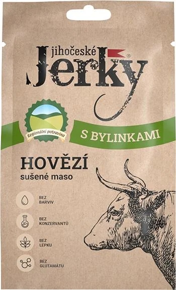 Jihočeské Jerky Hovězí bylinky