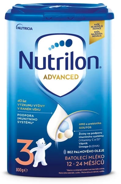 Nutrilon Advanced 3 batolecí mléko, 12-24 m.