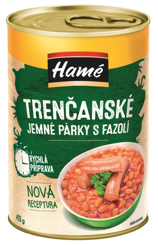 Hamé Trenčanské párky s fazolí
