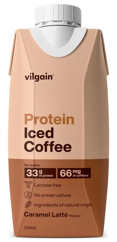 Vilgain Protein iced coffee karamelové latté
