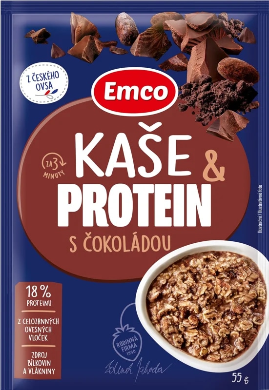 Emco Kaše proteinová s čokoládou