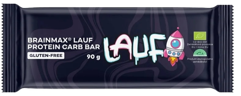BrainMax LAUF Protein Carb Bar proteinovo-sacharidová tyčinka BIO 2x45 g - vanilka