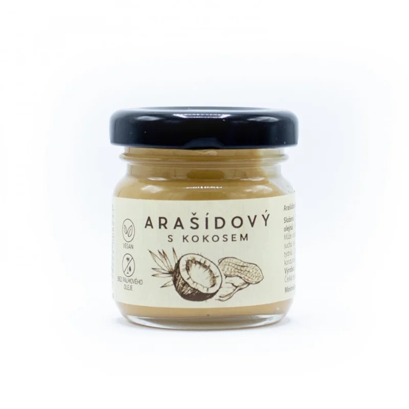 NATU Mini arašídový krém s kokosem 30g