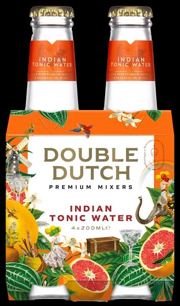 Double Dutch Indian Tonic Water Multipack 4x200ml