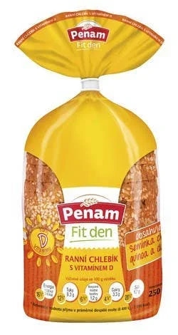 Penam Ranní chlebík s vitaminem D, krájený