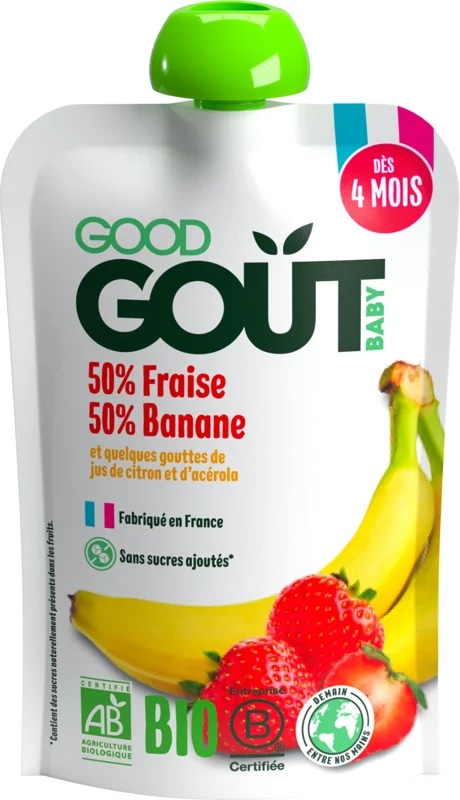 Good Gout BIO Kapsička jahoda a banán