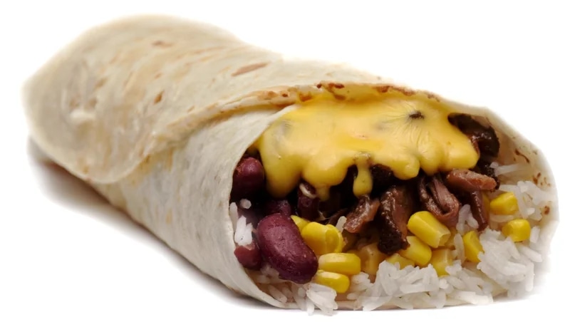 Fresh Fridge Hovězí burrito s čedarovou omáčkou