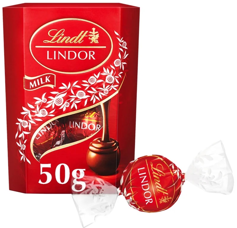 Lindt Bonboniéra LINDOR pralinky Mléčná čokoláda mini balení