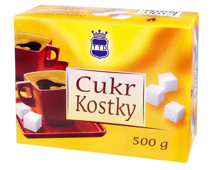 Cukr bílý kostky