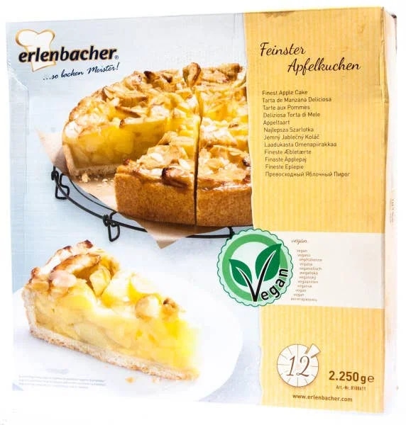 Erlenbacher Koláč jemný jablečný Vegan