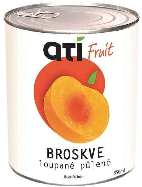Ati Fruit Broskve loupané půlené