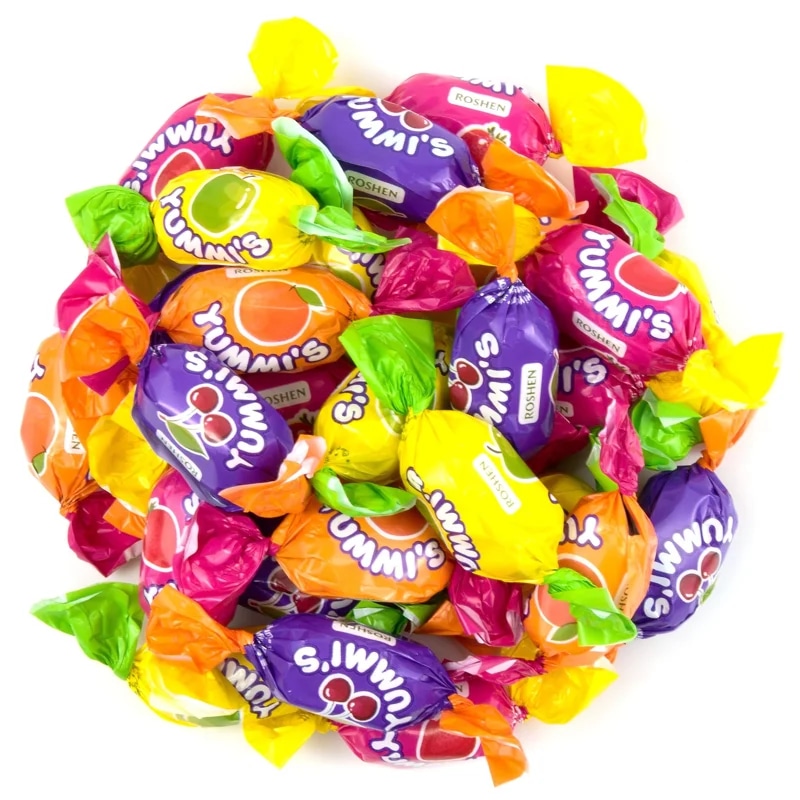 NUTSMAN Ovocné žvýkací bonbony Roshen Yummi Množství: