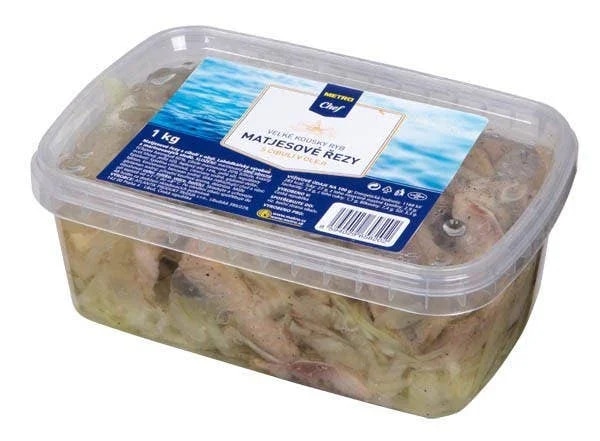 Metro Chef Matjesové řezy s cibulí (pevný podíl 800g)
