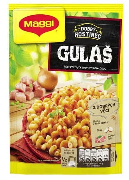 Maggi Dobrý Hostinec Guláš těstoviny s omáčkou sáček