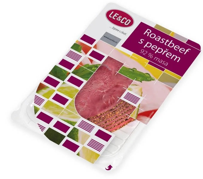 Le & Co Roastbeef s pepřovou krustou (92% masa)