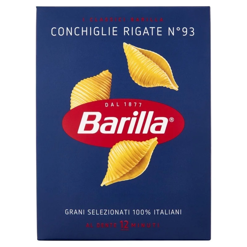 Barilla Conchiglie Rigate Grani Selezionati 100% Italiani