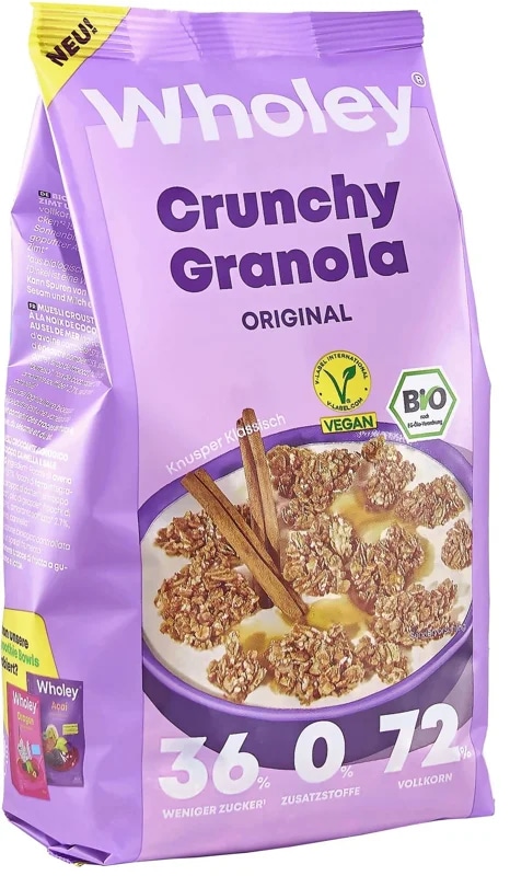 Wholey BIO Křupavá granola original