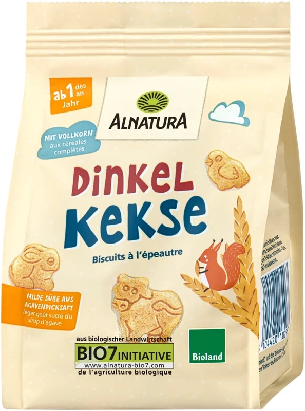 Alnatura BIO Dětské špaldové sušenky celozrnné