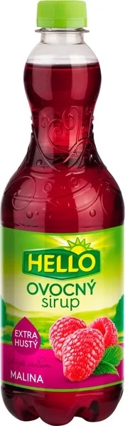Hello ovocný sirup extra hustý Malina